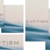 3617 - Baptism Social Graphics Soft waves with the word "BAPTISM" prominently displayed, symbolizing faith and spiritual renewal in a serene setting.
