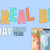 cereal bar Cereal bar event invitation with colorful text, a bowl of cereal, milk carton, and playful design elements.
