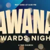 4624 Awana Awards Night HD Title Slide Awana Awards Night invitation, celebrating children’s achievements in faith and community at the church. May 22nd, 6 PM.