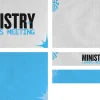 fall harvest party Bold text reads "MINISTRY LEADERS MEETING" with blue accents, symbolizing community and collaboration in faith.