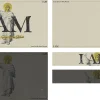 5144 - I Am Screen Graphics "I AM" with a depiction of Jesus, emphasizing faith and community in worship. Text reads "Jesus In His Own Words."
