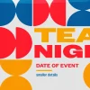 holy week schedule Colorful geometric shapes with bold text promoting "Team Night" event, highlighting community and fellowship in faith.