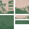 5629 - Mens Summit Screen Graphics Men's Summit graphic featuring mountains, symbolizing faith, community, and spiritual growth in a church setting.