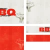 spring bbq fellowship Spring BBQ Fellowship event announcement featuring playful pig illustrations and bold red lettering. Community and fun emphasized.