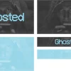 5934 ghosted screen graphics A hooded figure gazes at a phone, symbolizing connection and faith amidst modern distractions. Text reads "Ghosted."