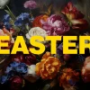 6226 - Easter - HD Title Slide Rejoice in the resurrection with this richly detailed Easter church event template, featuring a classic painting of lush, vibrant flowers that evoke the beauty and renewal of the season.