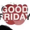 6310 - Good Friday - HD Title Slide Evoke the solemnity of Good Friday with this evocative graphic, featuring a stark contrast and symbolic imagery, perfect for your church's observance of this holy day.