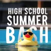 6407 - High School Summer Bash - HD Title Slide Dive into summer with this 'High School Summer Bash' graphic, perfect for inviting students to a season of fun and fellowship. Ideal for church media spotlighting youth events.