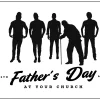 6460 - Fathers Day At Your Church - HD Title Slide Showcase the diverse roles and stages of fatherhood with this graphic for Father's Day at your church. The silhouettes represent men at different phases of life, making it a meaningful visual for your congregation.