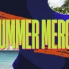 6475 - Summer Merge - HD Title Slide Promote your vibrant and lively church event with this dynamic "Summer Merge" graphic. The bold, tropical-themed design with striking colors and layered elements is perfect for capturing attention and generating excitement for your summer activities.