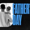 6484 - Father's Day - HD Title Slide Celebrate and honor the fathers in your congregation with this heartfelt "Father's Day" graphic. Featuring a touching photograph and bold blue text, it perfectly captures the essence of fatherhood and is ideal for promoting your Father's Day events.