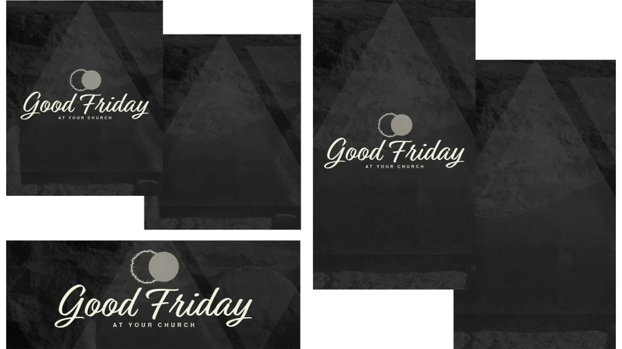 6917 - Good Friday At Your Church - Social Graphics Good Friday At Your Church - Image 3