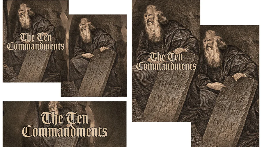 7153 - The Ten Commandments - Social Graphics The Ten Commandments - Image 3