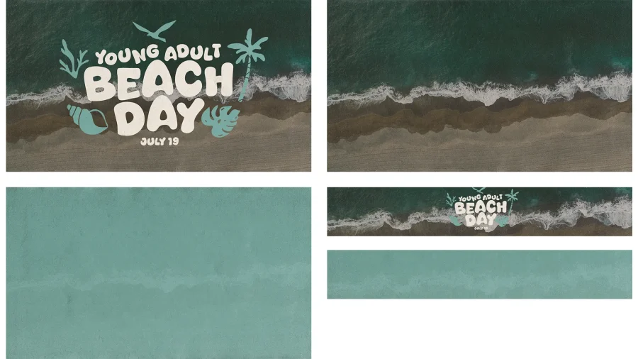 7181 - Beach Day - Screen Graphics Young Adult Beach Day - Image 3