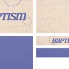 7295 - Baptism - Screen Graphics Bold "Baptism" text emphasizes new life and faith, with soft background textures reflecting community and spiritual growth.