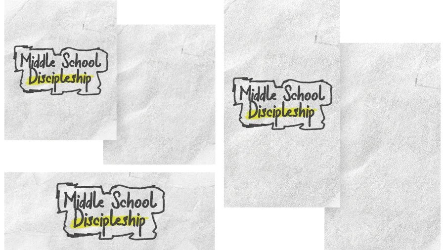 7332 - Middle School Discipleship Social Graphics Middle School Discipleship graphic emphasizing youth engagement and spiritual growth in the church community.