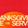 7337 Thanksgiving Eve Service HD Title Slide Thanksgiving Eve service announcement with vibrant colors, inviting community to gather in gratitude and worship.