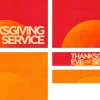 7337 - Thanksgiving Eve ServiceScreen Graphics Thanksgiving Eve Service announcement with vibrant colors and sun imagery, inviting community to gather in gratitude.