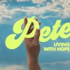 7369 1 Peter HD Title Slide 1 Peter: Living with Hope, featuring a hand reaching toward a bright sky, symbolizing faith and spiritual uplift.