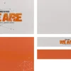 7401 - Who We Are Screen Graphics Bold text states "THIS IS WHO WE ARE" with themes of sharing, connecting, ministering, and discipleship in a vibrant design.