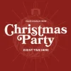 7409 Christmas Party HD Title Slide Christmas party invitation featuring a festive ornament design, emphasizing community and celebration of faith.