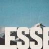 7436 Blessed HD Title Slide Mountains under a blue sky with the word "BLESSED" prominently displayed, reflecting themes of faith and gratitude.