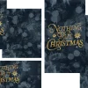 7448 - Nothing But Christmas Social Graphics "Elegant text 'Nothing But Christmas' on a dark, festive background with subtle holiday imagery, symbolizing joy and faith."