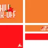 7462 - Chili Cook-Off Screen Graphics Chili Cook-Off graphic featuring vibrant colors and playful chili pepper illustrations, inviting community fellowship.