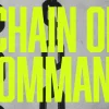 7490 Chain Of Command HD Title Slide Bold text "CHAIN OF COMMAND" overlays a background of interlinked chains, symbolizing unity and spiritual authority in faith.