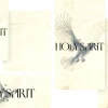7502 - The Holy Spirit Social Graphics Dove symbolizing the Holy Spirit with elegant typography on textured parchment, reflecting faith and spiritual connection.