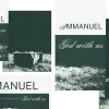 7552 - Immanuel Social Graphics "Text highlights 'Immanuel' and 'God with us' over a serene night scene, evoking themes of faith and divine presence."