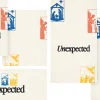7595 - Unexpected Social Graphics Nativity scenes and angels surround the word "Unexpected," highlighting themes of faith and divine surprise.