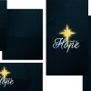 7602 - A Thrill of Hope Social Graphics Golden star shining above the text "a thrill of Hope" on a dark, textured background, symbolizing faith and inspiration.