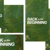 7639 - Back to the Beginning Social Graphics Lush forest scene with deer and flowers, featuring the text "BACK to the BEGINNING," symbolizing renewal and faith.