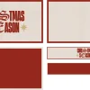 7713 christmas season screen graphics "Warm holiday design featuring 'Christmas Season' with stars, symbolizing joy and celebration in faith and community."
