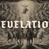 7771 revelation hd title slide Dramatic depiction of the Four Horsemen of the Apocalypse with "Revelation" boldly displayed, symbolizing faith and prophecy.