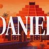 7779 daniel hd title slide Vibrant illustration of Babylon with "DANIEL" prominently displayed, symbolizing faith and biblical teachings.