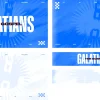7873 galatians screen graphics "Bold text highlights Galatians, emphasizing freedom in Christ with a vibrant blue background and spiritual imagery."