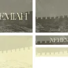 7907 nehemiah screen graphics "Text 'NEHEMIAH' over a textured background of ancient walls, symbolizing faith, restoration, and community."