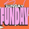 7912 sunday funday hd title slide Bright, playful design featuring "SUNDAY FUNDAY" text, celebrating community and joyful worship activities.