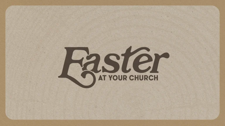 Easter celebration invitation, emphasizing community and faith at your church.