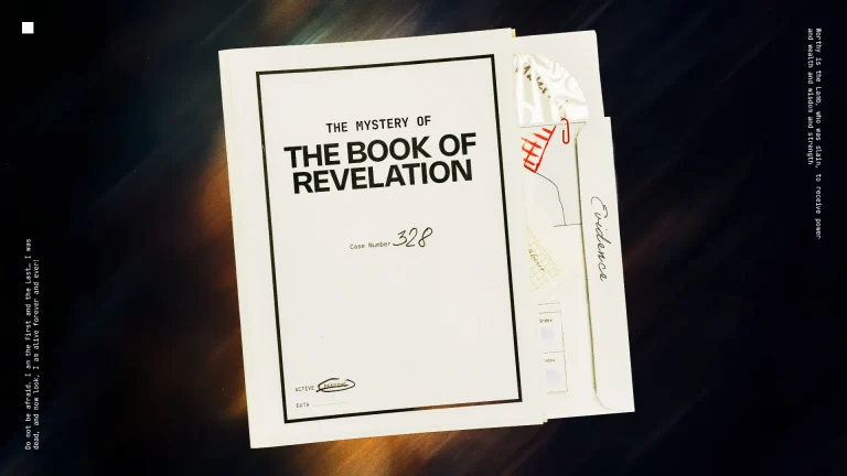 The Book of Revelation study guide with notes, symbolizing faith exploration and spiritual discovery in community.
