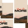 8056 made for more social graphics "Bold design featuring 'Made For More' text over serene mountain landscape, symbolizing faith and community growth."