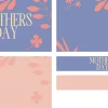 8067 mothers day screen graphics Floral designs with "Mothers Day" text, celebrating love, community, and gratitude for mothers in faith and family.