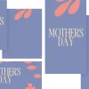 8067 mothers day social graphics "Stylish Mother's Day cards with floral designs, celebrating love and gratitude in the church community."