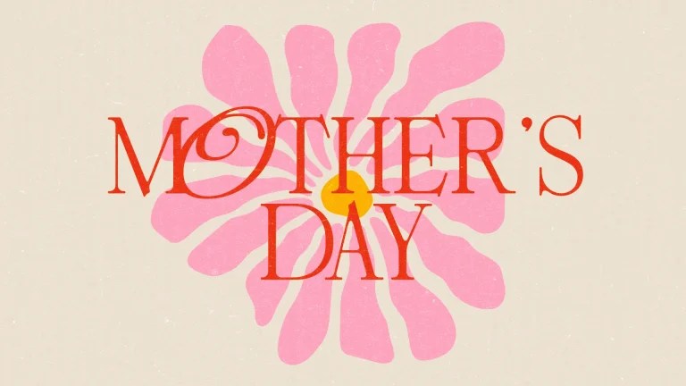 Celebrating Mother's Day with vibrant floral design, symbolizing love, community, and gratitude in faith.