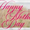 8098 happy mothers day hd title slide "Happy Mother's Day in elegant pink script over a soft, floral background, celebrating love and gratitude for mothers."