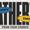 8111 happy fathers day hd title slide Happy Father's Day message from your church, celebrating faith, family, and community.