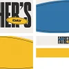 8111 happy fathers day screen graphics Bold text celebrates Father's Day with vibrant colors, emphasizing community and gratitude for fathers in faith.