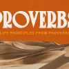 8113 proverbs hd title slide Proverbs highlighted against a warm, desert backdrop, emphasizing wisdom and life principles from scripture.